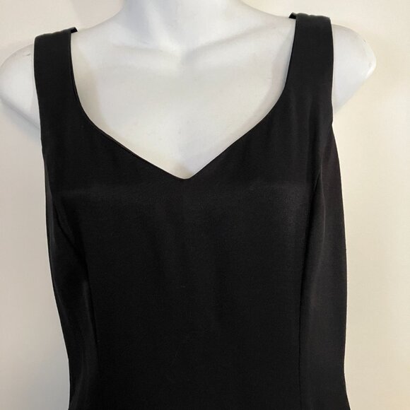 Clever "Little Black Dress" with Cross Straps on Back Size M - Picture 3 of 6